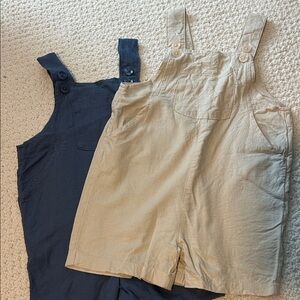 Carter's Kids Overalls in Navy and Tan